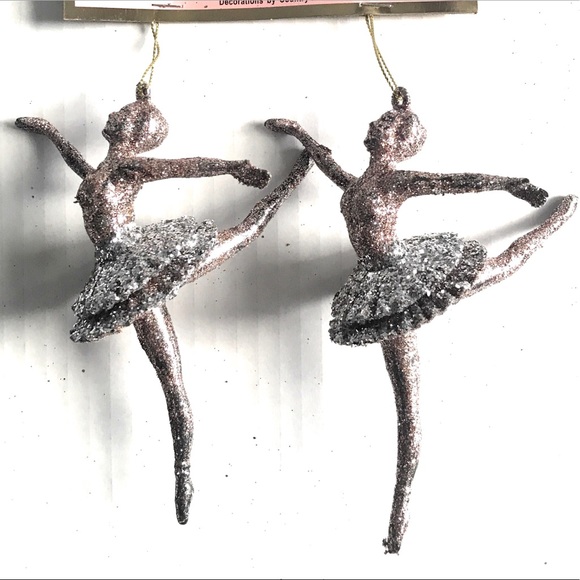 2 Ballerina Christmas Ornaments - NWT - Picture 2 of 5